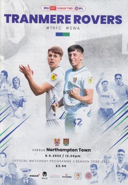 Tranmere Rovers v Northampton Town Match Programme 2023-05-08